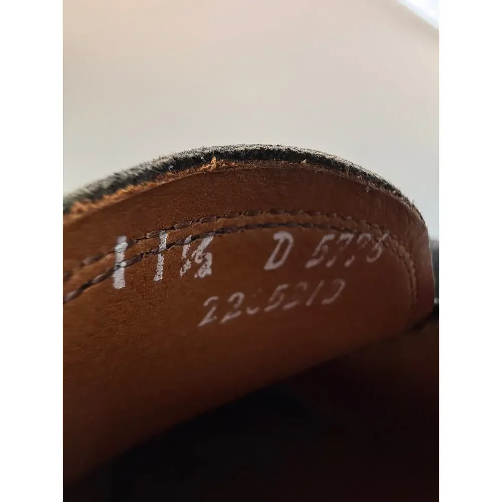 Allen Edmonds Freeport Weatherproof Penny Loafers Black Leather 11.5 D Lug Sole